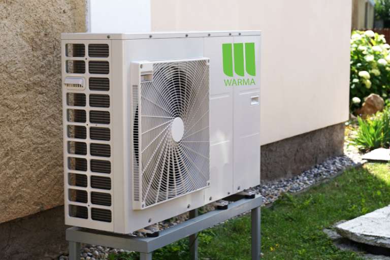 An Air Source Heat Pump